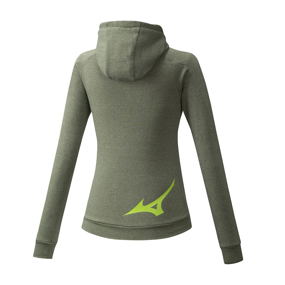 Damske Mikina Mizuno Athletic Zip Hnedožltý/Siva Vypredaj YLHZ69478